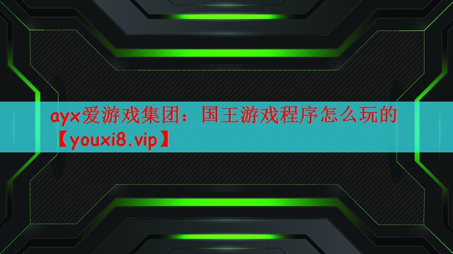 国王游戏程序怎么玩的